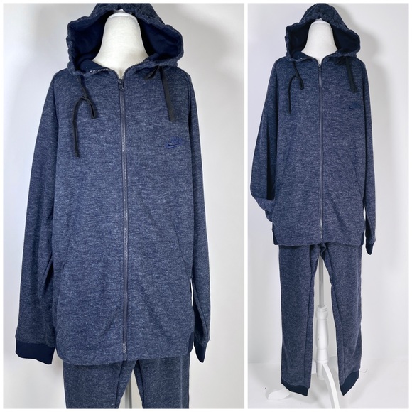 NEW! NIKE BETTER WORLD SWEAT SUIT Hooded Zipper front Pockets Style 724402 - Picture 1 of 7